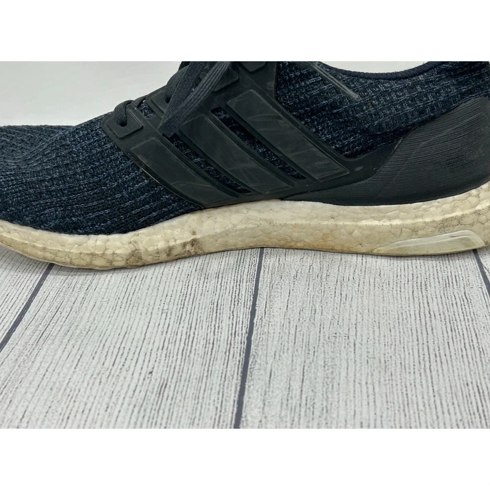 Adidas UltraBoost‎ Parley Sneakers Mens 11.5 Blue Knit Running Athletic